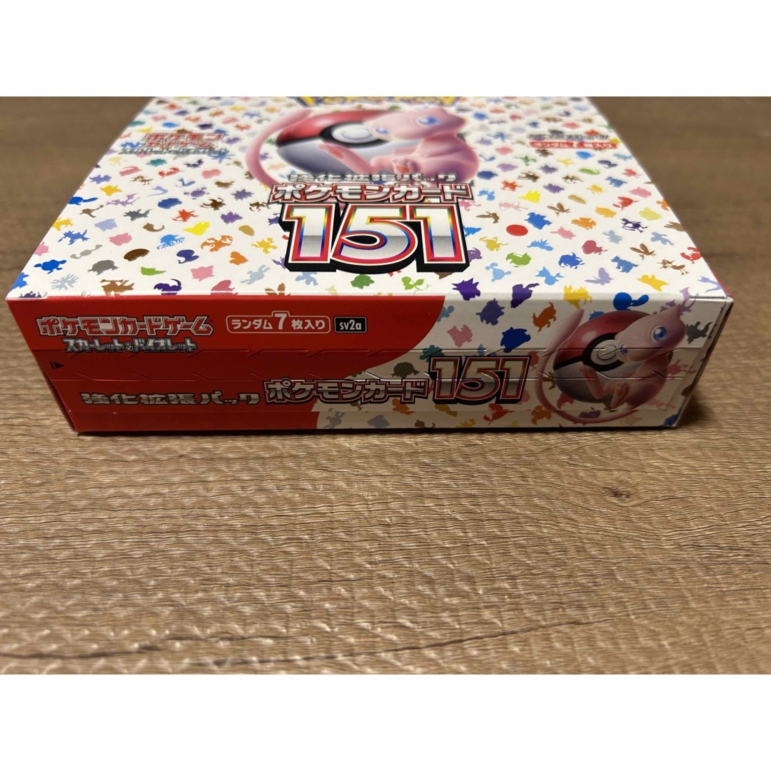 ポケモンカードゲーム151box シュリンクなし