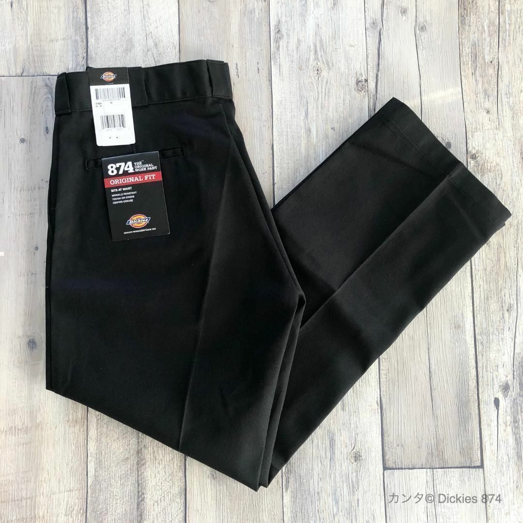 新品 dickies874 ブラック 黒 30×30 ディッキーズ 874