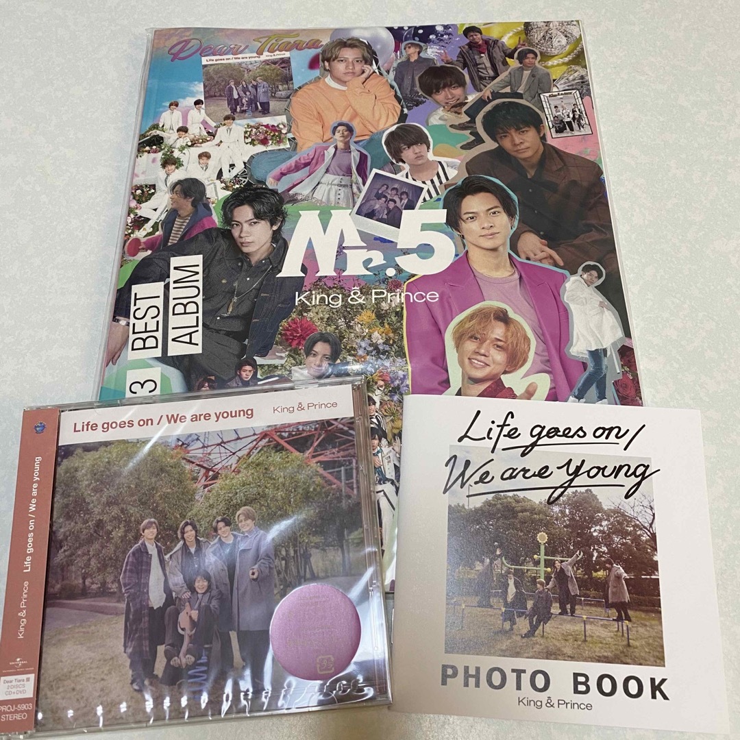 キンプリ【Mr.5】【Life goes on 】DearTiara盤2枚セット-eastgate.mk