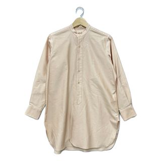 バッカ(BACCA)のバッカ 長袖ロングシャツ サーモンピンク バンドカラー レディース 34(シャツ/ブラウス(長袖/七分))