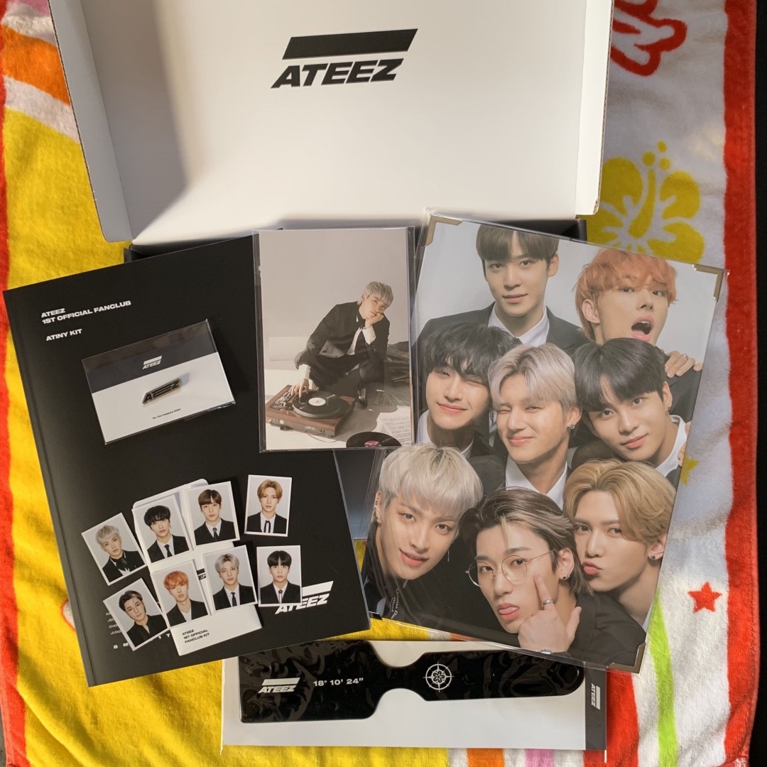 ATEEZ 1期 ファンクラブ FC KIT 証明写真 ポストカード  フォト