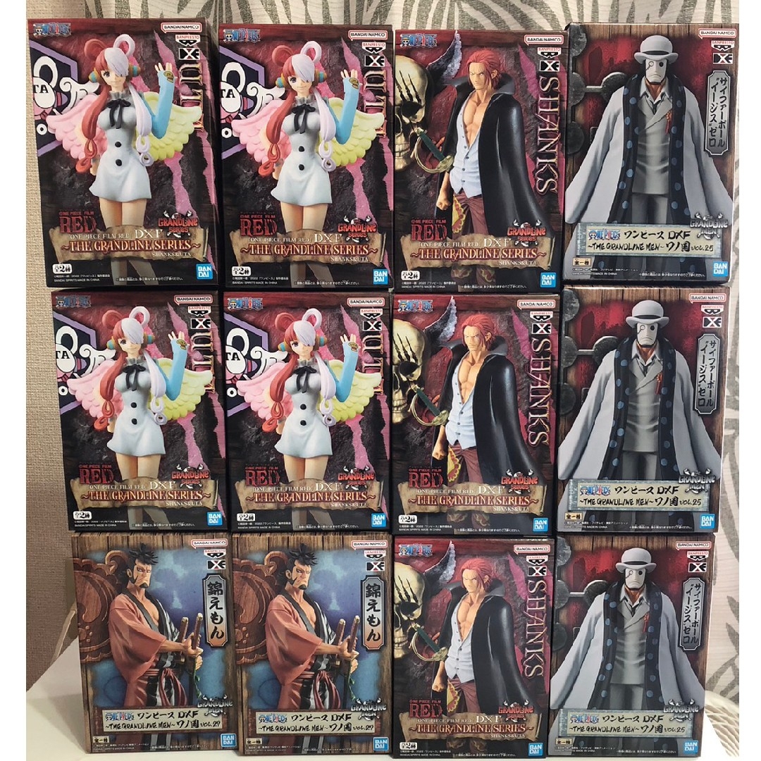 ONE PIECE FILM RED シャンクス　ウタなどフィギュアまとめ売りフィギュア