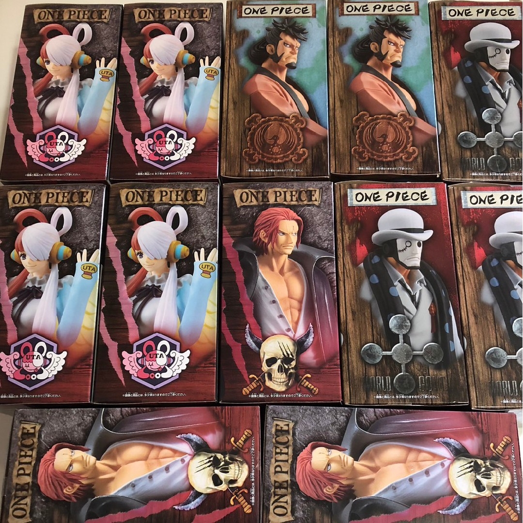 ONE PIECE FILM RED シャンクス ウタなどフィギュアまとめ売りの通販