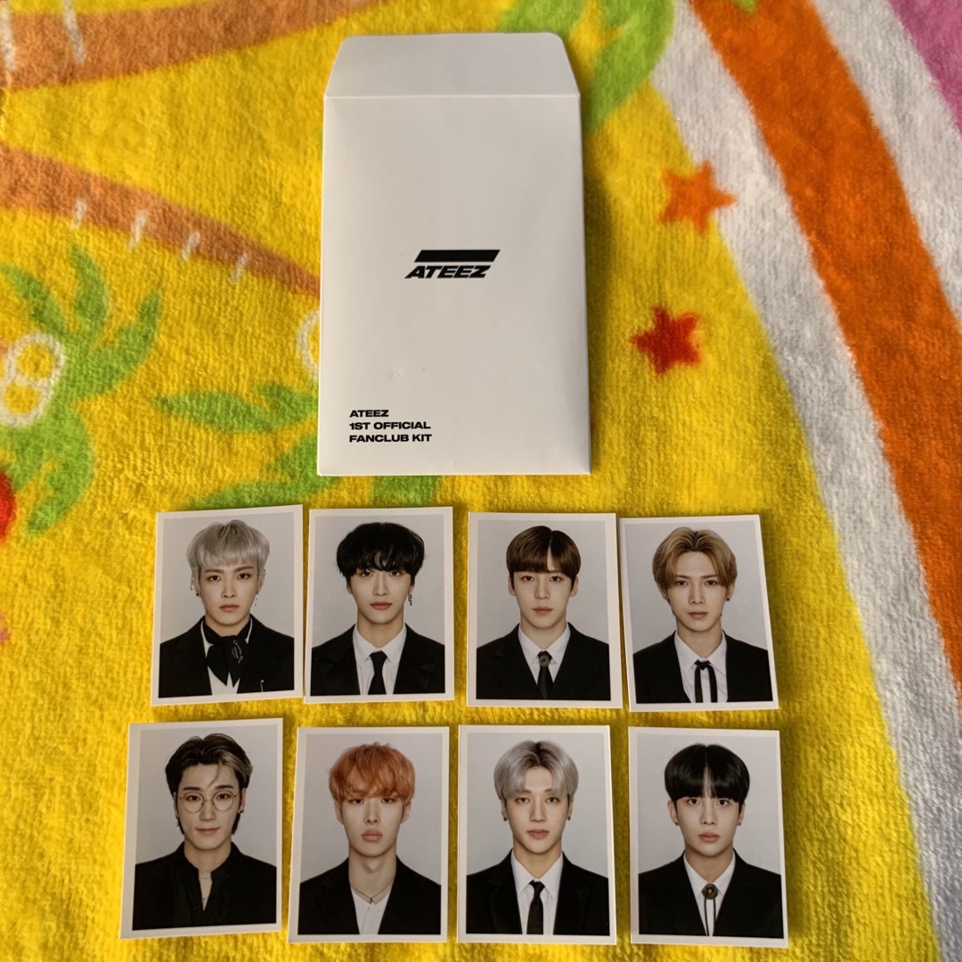 ATEEZ 1期 ファンクラブ FC KIT 証明写真 ポストカード フォト www