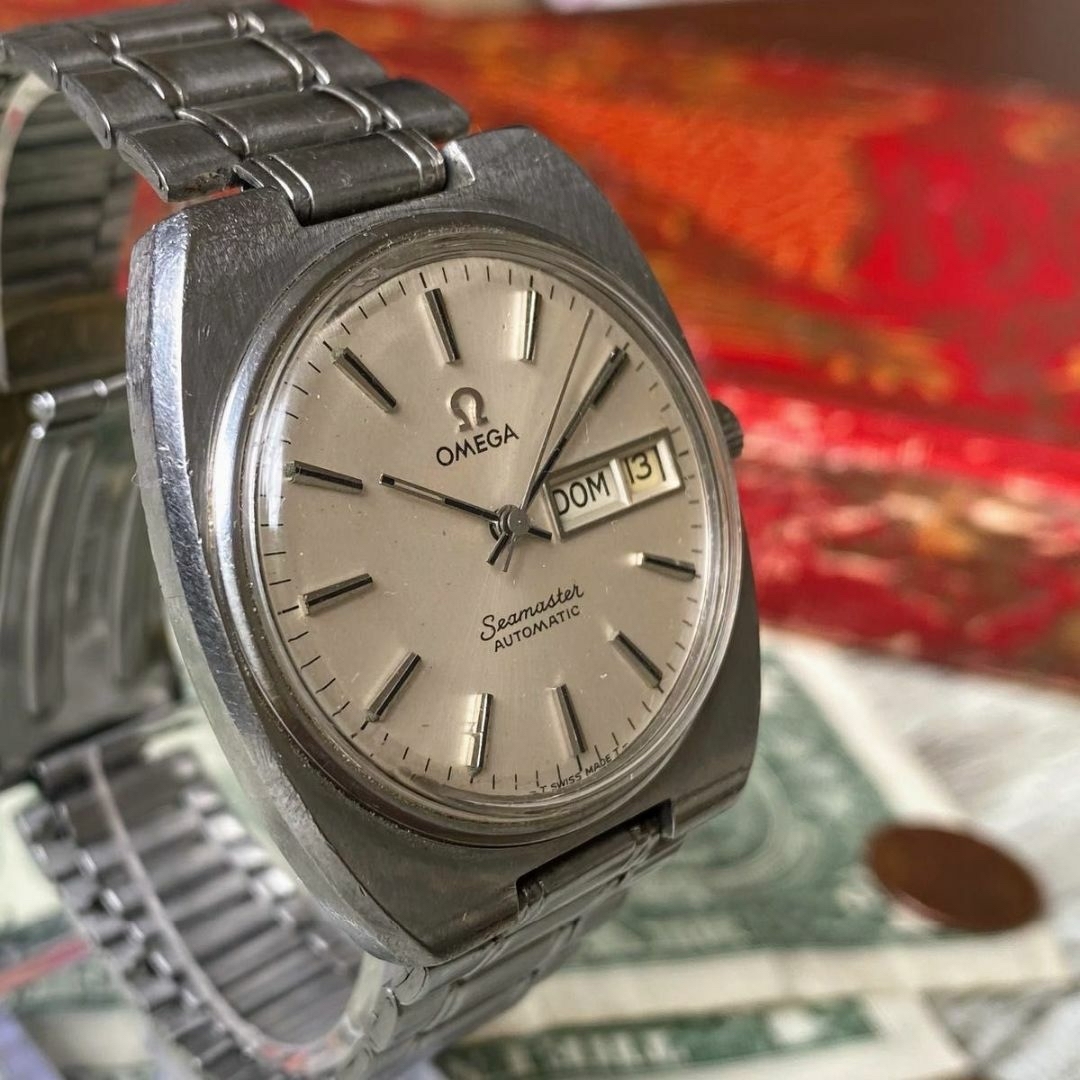 OMEGA(オメガ)の【レトロな雰囲気】オメガ シーマスター メンズ腕時計 ホワイト 自動巻き メンズの時計(腕時計(アナログ))の商品写真