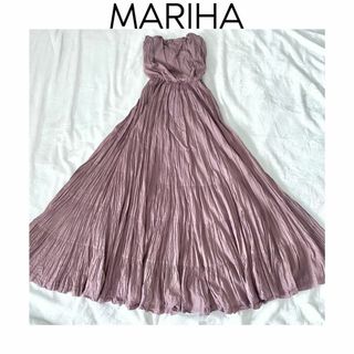 MARIHA マリハ 草原の夢のドレス くすみピンク ロングワンピース