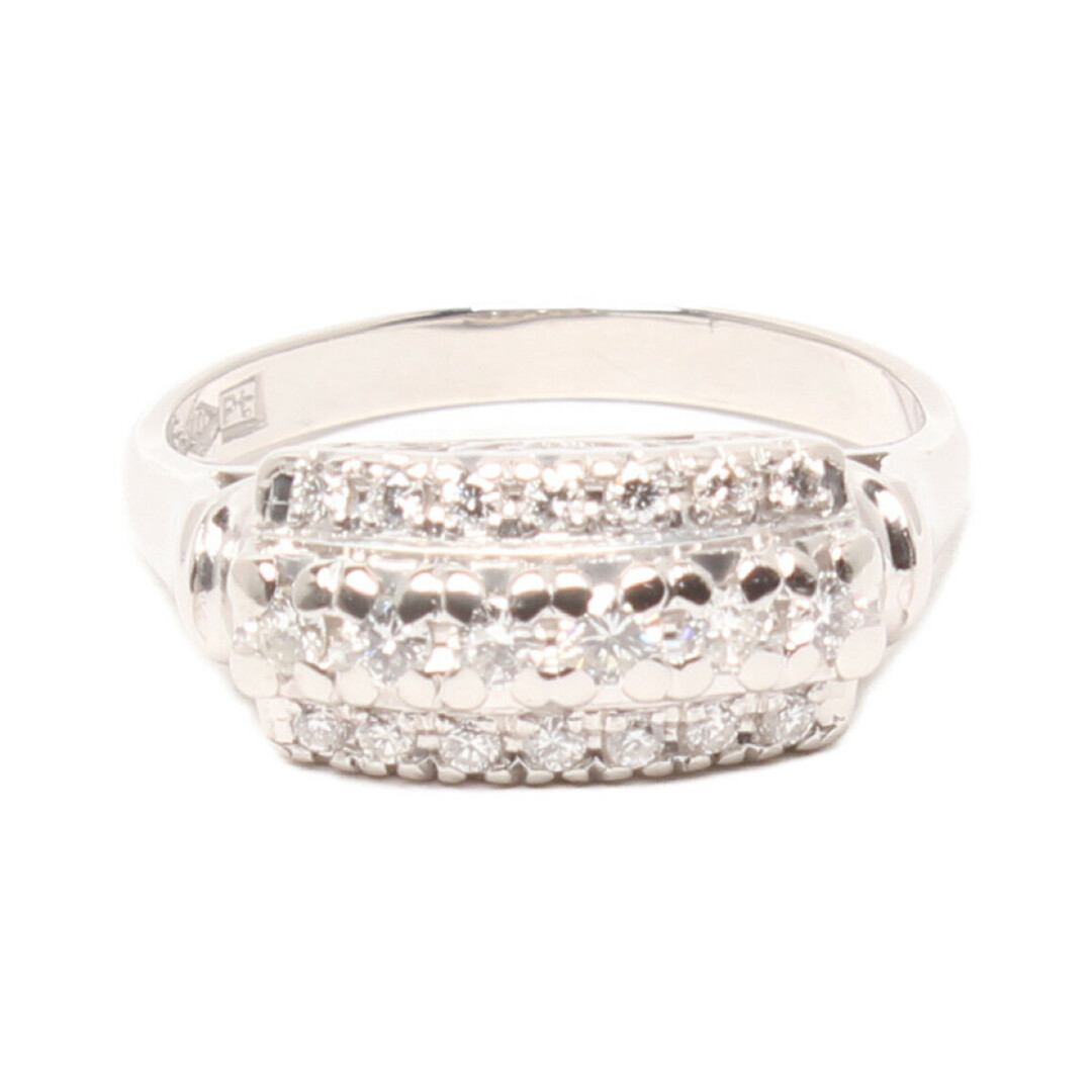 美品 リング 指輪 Pt900 ダイヤ0.31ct レディース 11号の通販 by