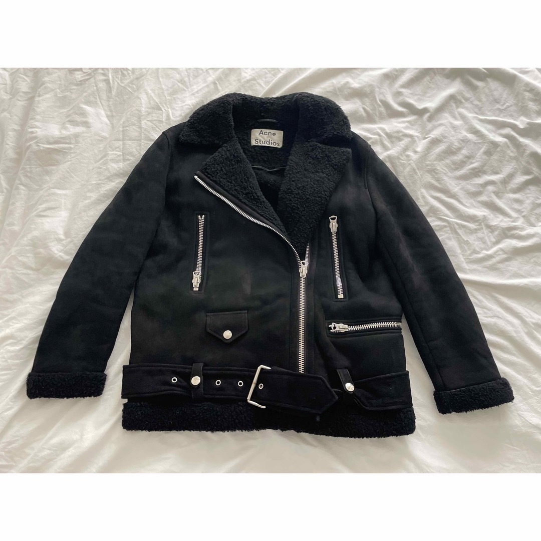 最大84%オフ!Acne studios ムートンジャケット 黒 アウター | hh2.hu