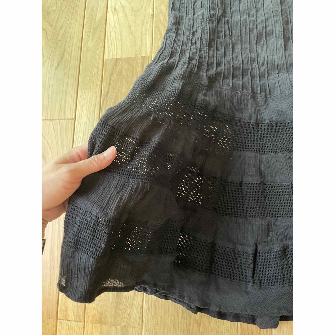 Plage(プラージュ)の美品★PLAGE クレープティアードスカート　36 レディースのスカート(ロングスカート)の商品写真