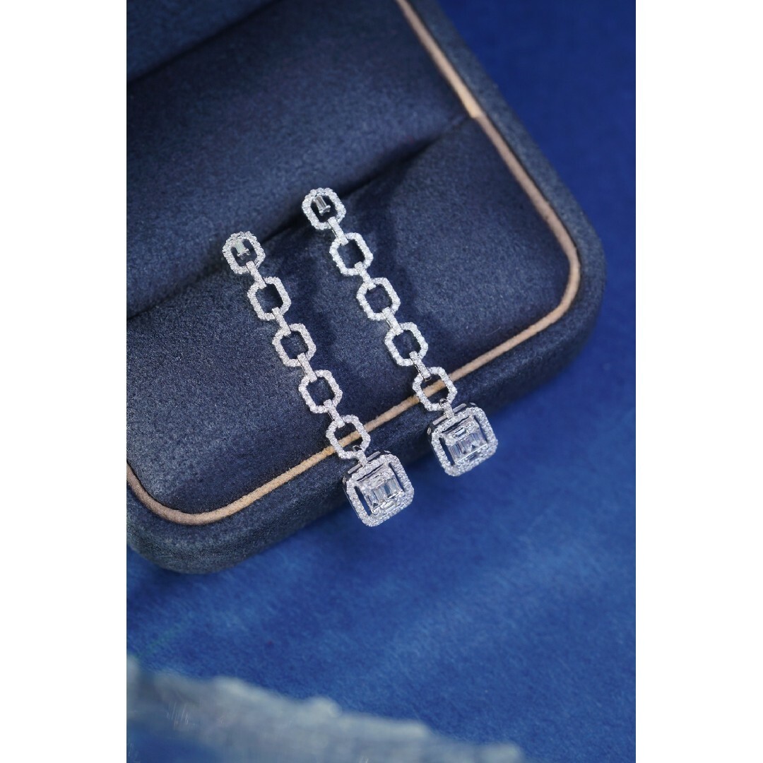 天然ダイヤモンドピアス0.8ct k18 天然ダイヤモンドピアス0.8ct k18