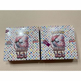 ポケモンカード151 2box シュリンク付き(Box/デッキ/パック)