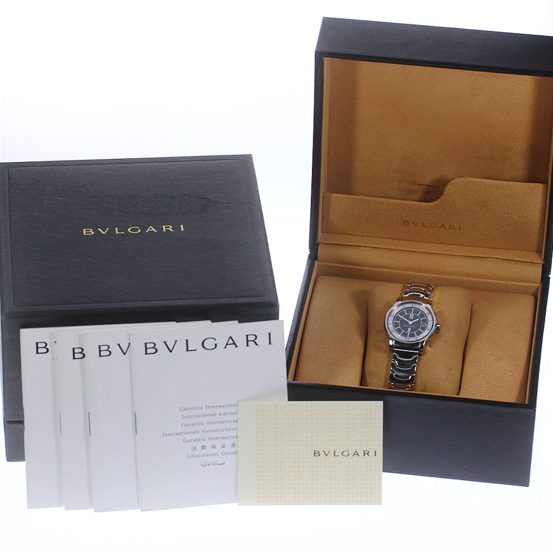 ブルガリ BVLGARI ST29S ソロテンポ デイト クォーツ レディース 内箱・保証書付き_754973