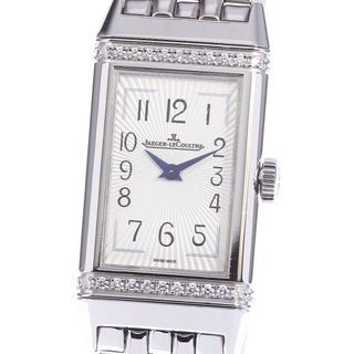 ジャガールクルト(Jaeger-LeCoultre)のジャガー・ルクルト JAEGER-LECOULTRE Q3288120 レベルソワン ベゼルダイヤ クォーツ レディース 良品 保証書付き_755262【ev15】(腕時計)