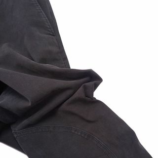 グッチ GUCCI パンツ ロングパンツ 裾ジップ サイドライン ロゴ柄 コットンギャバジン ボトムス メンズ 44(S相当) ブラック