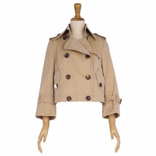 バーバリー(BURBERRY)のバーバリー BURBERRY コート トレンチコート ショート丈 コットン100％ アウター レディース 38(M相当) ベージュ(トレンチコート)