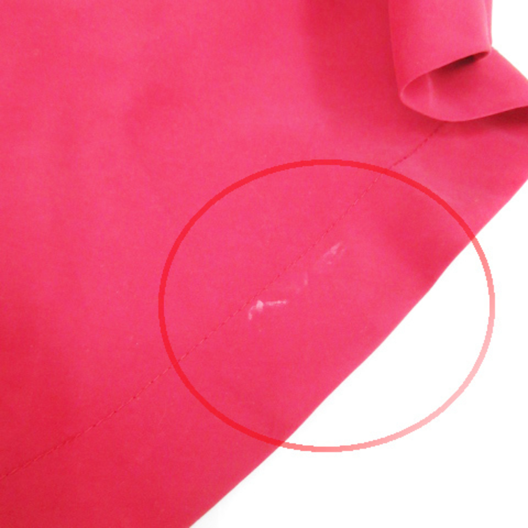 Nina mew(ニーナミュウ)のニーナミュウ フレアスカート ロング丈 リボン付き 無地 F 赤 /FF26 レディースのスカート(ロングスカート)の商品写真