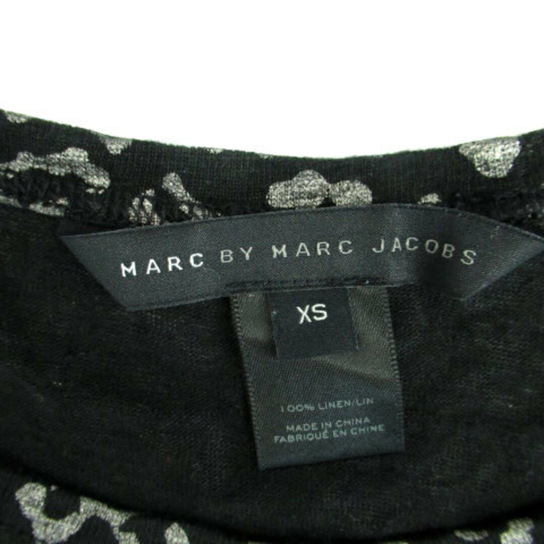 MARC BY MARC JACOBS(マークバイマークジェイコブス)のマークバイマークジェイコブス Tシャツカットソー ヒョウ柄 レオパード柄 リネン レディースのトップス(Tシャツ(長袖/七分))の商品写真