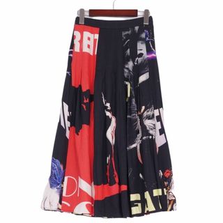 美品　MSGM レーススカート　ネイビー38