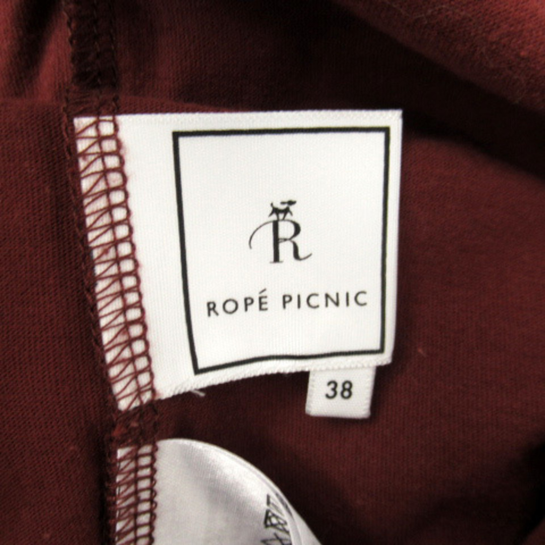 Rope' Picnic(ロペピクニック)のロペピクニック タイトスカート ロング丈 総レース 花柄 38 レッドブラウン レディースのスカート(ロングスカート)の商品写真