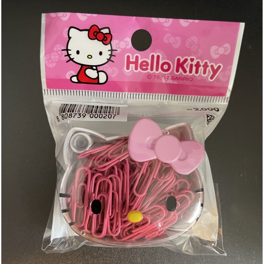 ハローキティ(ハローキティ)の韓国 ダイソー キティ クリップ DAISO HELLO KITTY エンタメ/ホビーのおもちゃ/ぬいぐるみ(キャラクターグッズ)の商品写真
