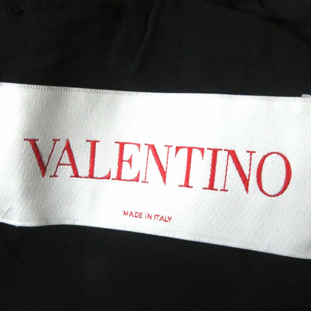 極美品◎正規品 イタリア製 VALENTINO ヴァレンティノ レディース 2021年 切替デザイン ドッキングワンピース マルチツイード 黒 38