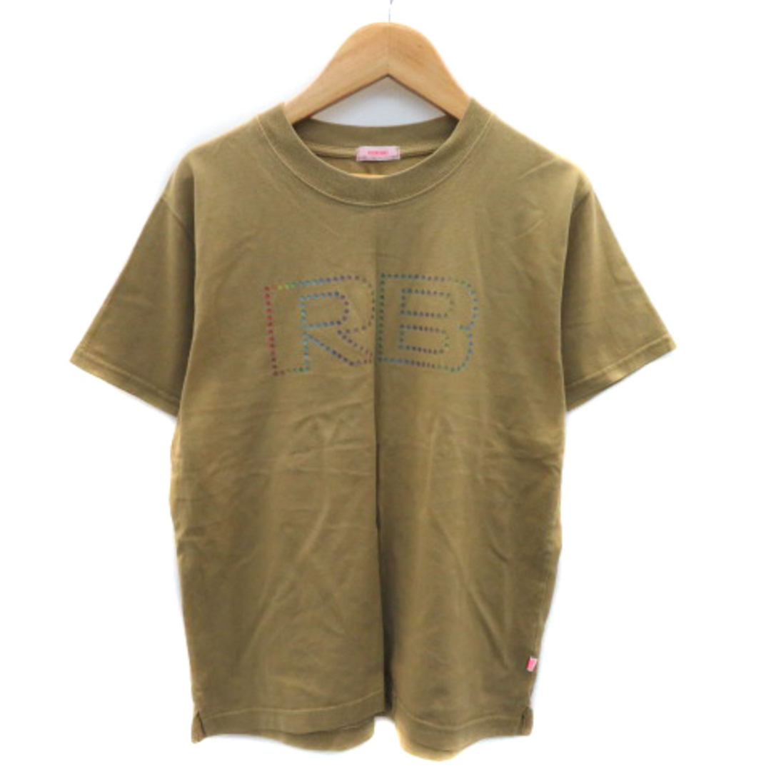 ROSE BUD(ローズバッド)のローズバッド Tシャツ カットソー 半袖 ラウンドネック プリント ONE  レディースのトップス(Tシャツ(半袖/袖なし))の商品写真