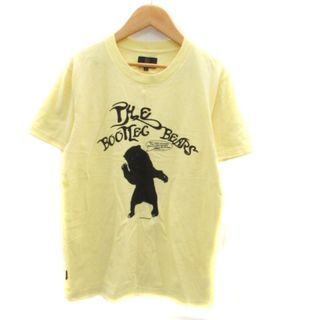 アールニューボールド(R.NEWBOLD)のアールニューボールド Tシャツ カットソー ラウンドネック プリント M 黄色(Tシャツ/カットソー(半袖/袖なし))