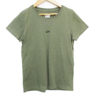 リー(Lee)のリー LEE Tシャツ カットソー 半袖 ロゴプリント S カーキ /FF33(Tシャツ(半袖/袖なし))