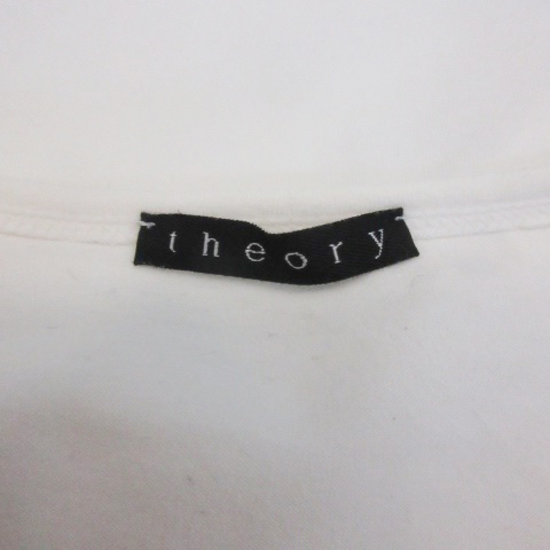 theory(セオリー)のセオリー theory Tシャツ カットソー 半袖 Uネック 無地 2 オフホワ レディースのトップス(Tシャツ(半袖/袖なし))の商品写真