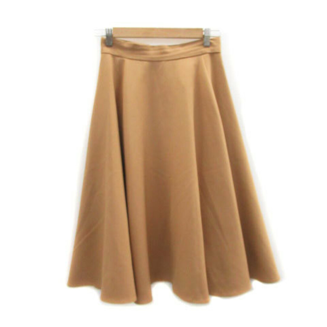 Adam et Rope'(アダムエロぺ)のアダムエロペ フレアスカート ロング丈 38 ブラウン 茶色 レディースのスカート(ロングスカート)の商品写真