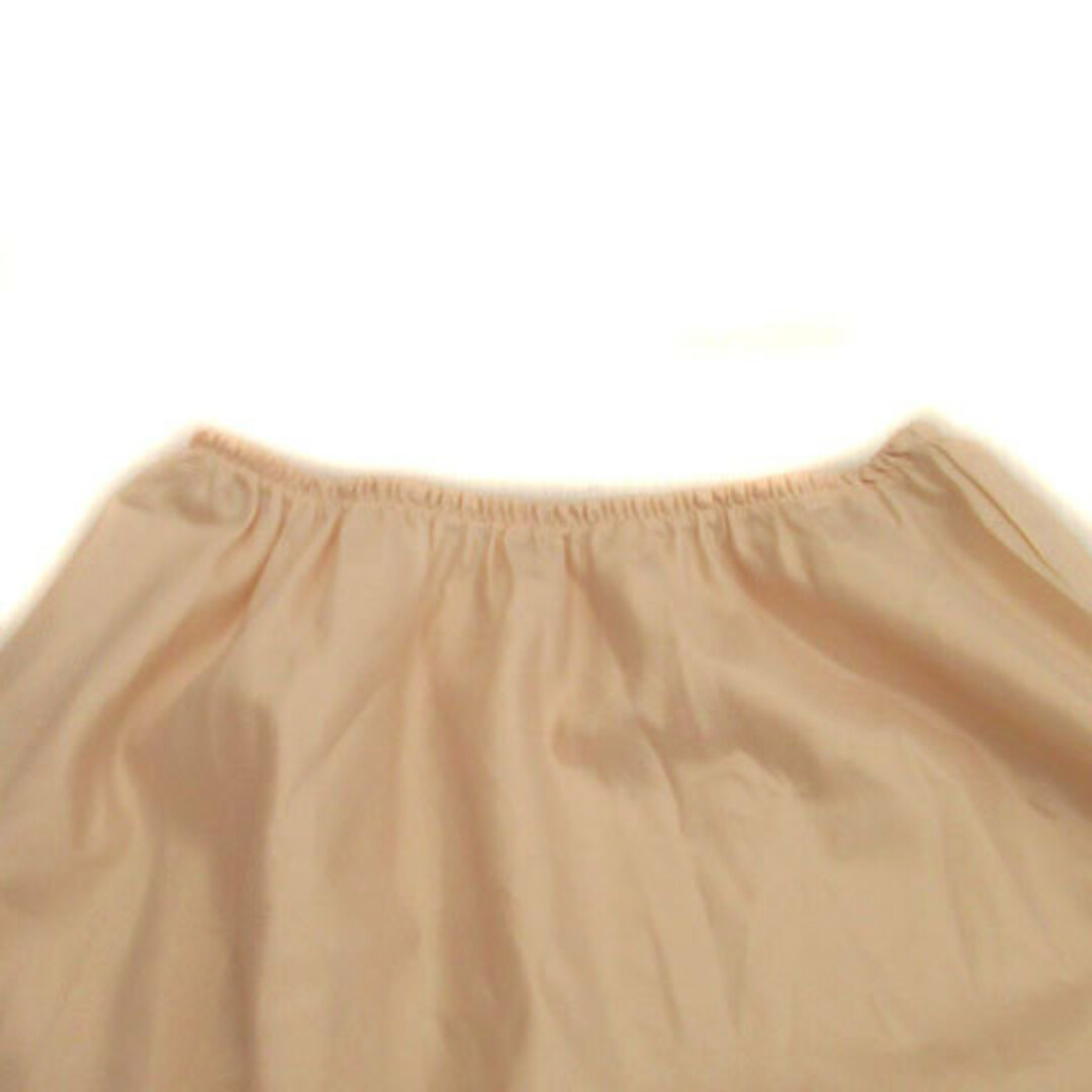 HIROKO BIS(ヒロコビス)のヒロコビス フレアスカート ミモレ丈 シースルー ペチコート付き 9 ベージュ レディースのスカート(ひざ丈スカート)の商品写真