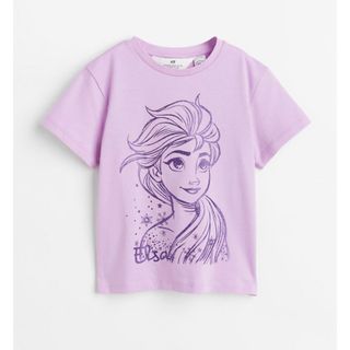 エイチアンドエム(H&M)の子ども服　エルサ　Tシャツ　110-115(Tシャツ/カットソー)