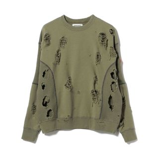 ビームス(BEAMS)のC.E  PLAGUE WIDE RIB CUT CREW NECK シーイー(スウェット)