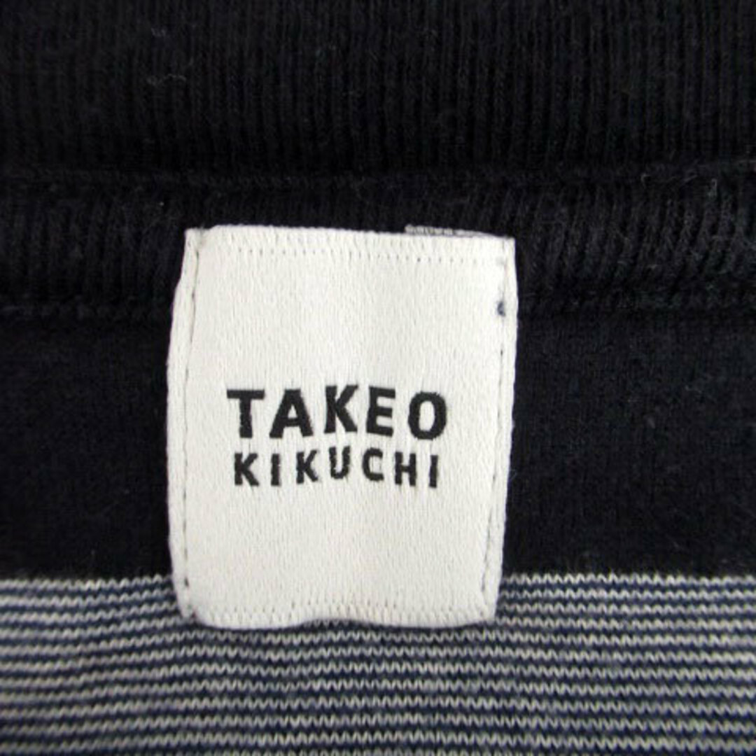 TAKEO KIKUCHI - タケオキクチ Tシャツ カットソー 半袖 ボーダー柄 2 ...