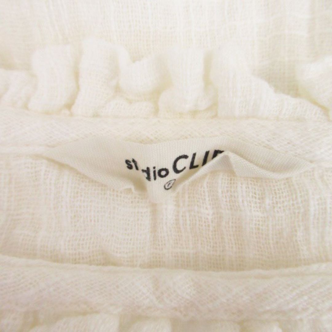 STUDIO CLIP(スタディオクリップ)のスタディオクリップ ブラウス カットソー 半袖 オーバーサイズ F オフホワイト レディースのトップス(シャツ/ブラウス(半袖/袖なし))の商品写真