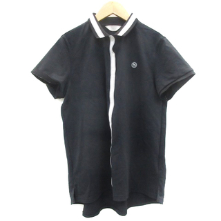 アダバット(adabat)のアダバット adabat ポロシャツ 半袖 ポロカラーワッペン 42 ブラック(ポロシャツ)