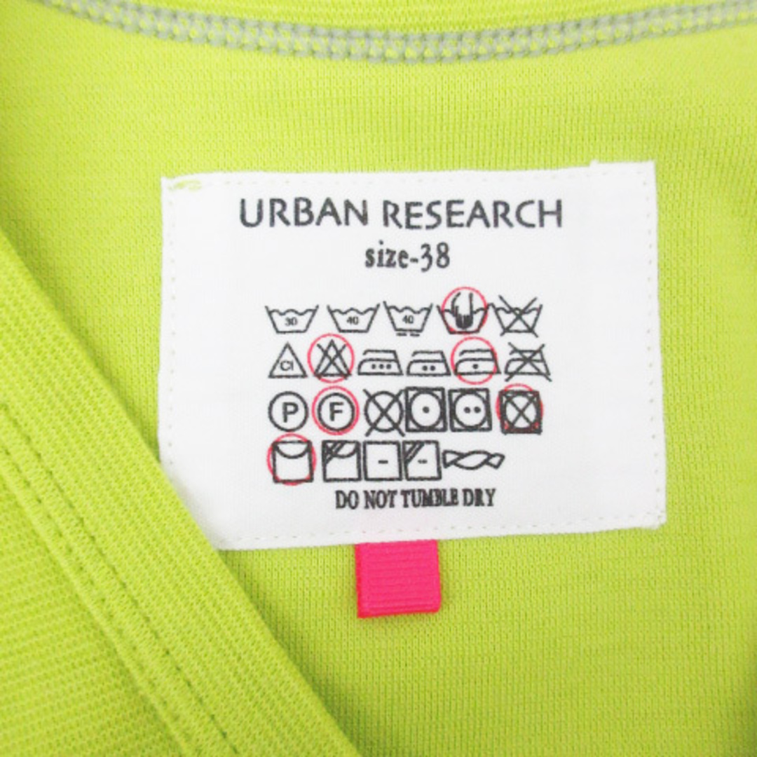 URBAN RESEARCH(アーバンリサーチ)のアーバンリサーチ カットソー Tシャツ 長袖 Vネック 38 黄緑 /FF38 メンズのトップス(Tシャツ/カットソー(七分/長袖))の商品写真