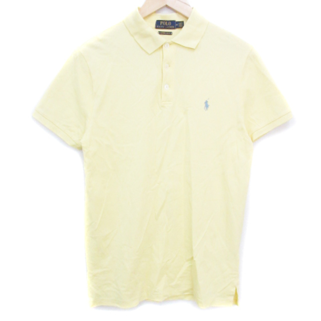 ポロ ラルフローレン ポロシャツ 半袖 ポロカラー ロゴ M 黄色 /FF37