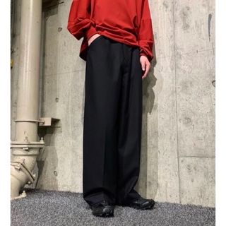 SUNSEA 22AW N.M THICKENED w/耳 WIDE PANTS-