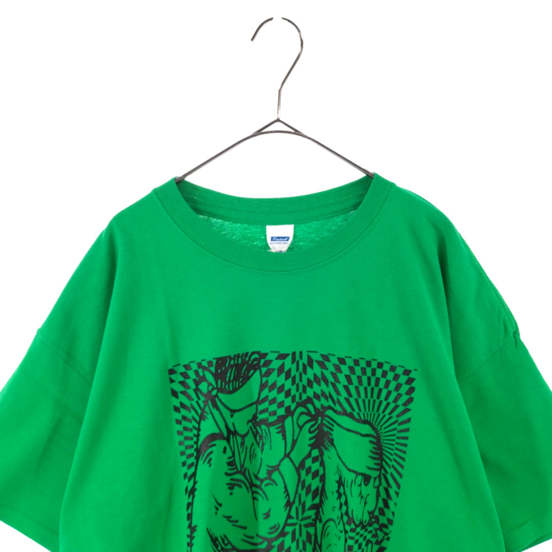 RADIALL(ラディアル)のRADIALL ラディアル 19SS HOCUS POCUS CREW NECK T-SHIRT S/S ホーカスポーカス グラフィックプリント半袖Tシャツ グリーン RAD-19SS-SPOT-TEE002 メンズのトップス(Tシャツ/カットソー(半袖/袖なし))の商品写真