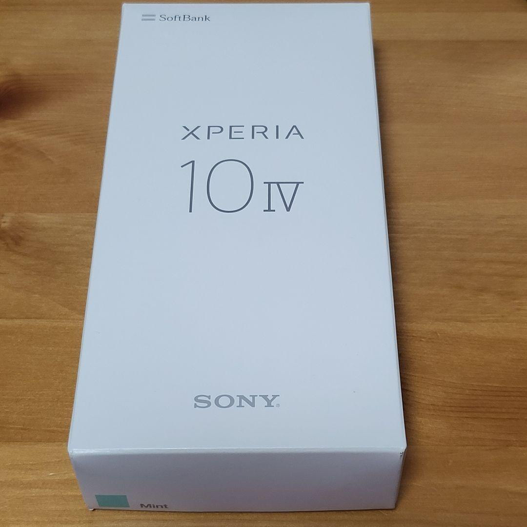 スマートフォン/携帯電話【新品・未使用】SONY Xperia 10 IV ミント SoftBank