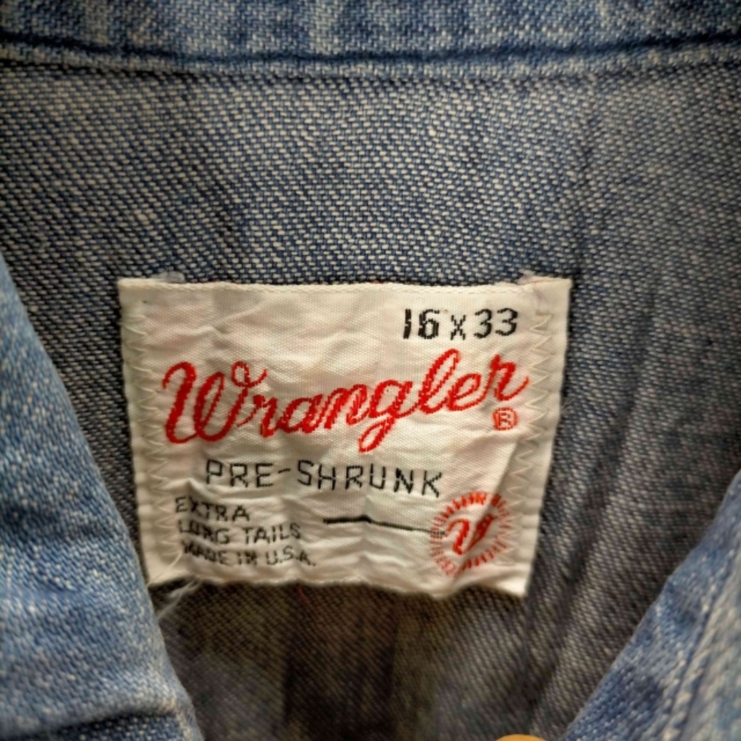 Wrangler - Wrangler(ラングラー) 70S USA製 白タグ pre-shrunkの通販