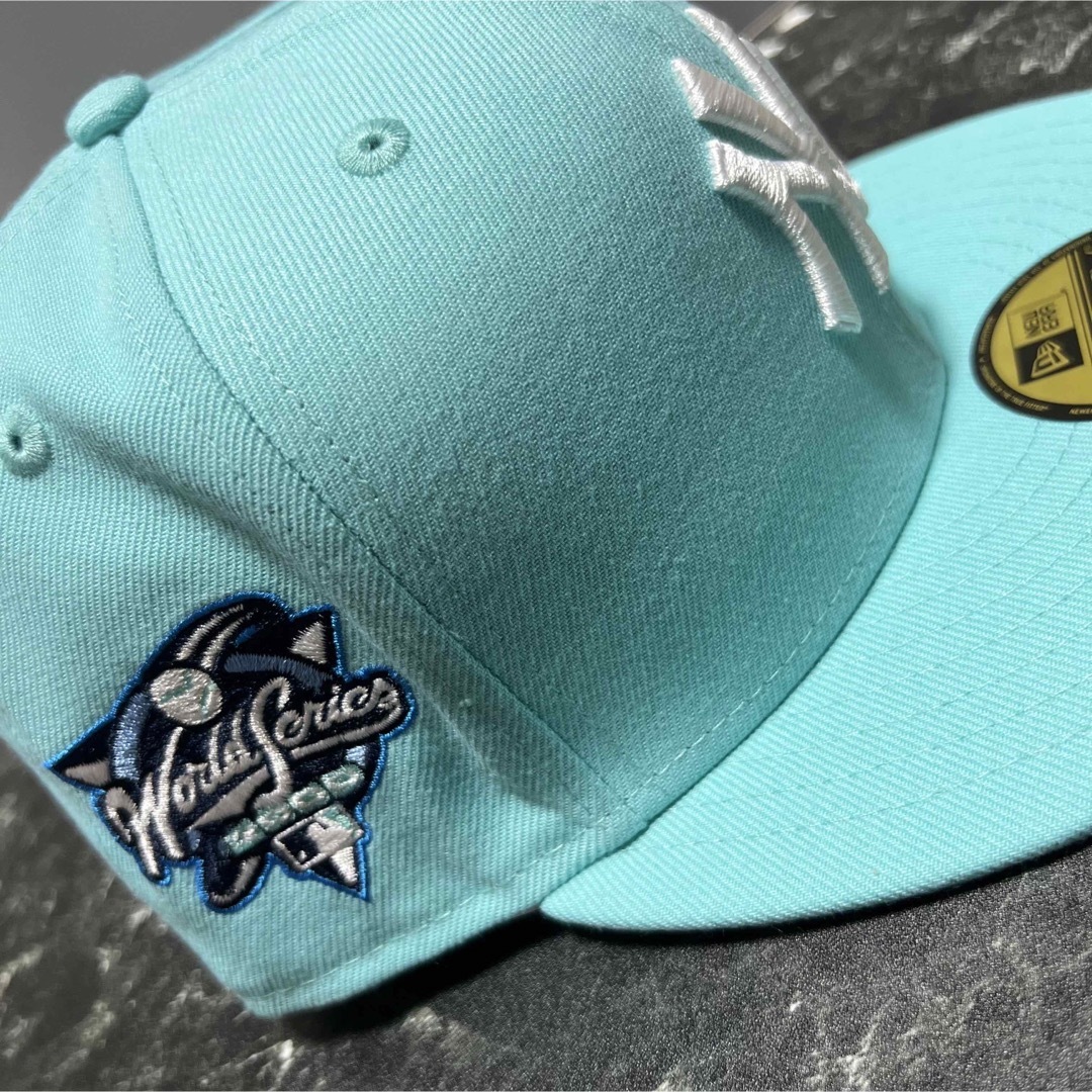 7 1/2 59.6cm NEW ERA ヤンキース ティファニーブルー