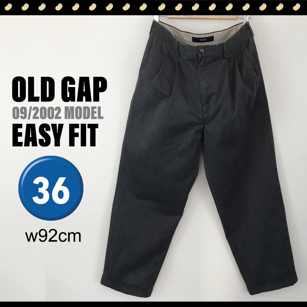 OLD GAP★2002年モデル★EASY FIT★ルーズ&テーパー★w92cm