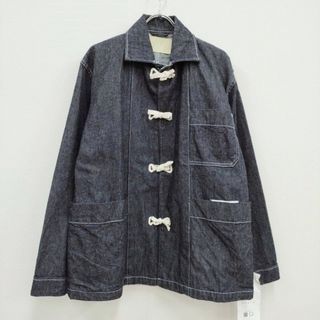 INNAT 新品 COTTON SILK DENIM PAJAMA JACKET INNAT03-J02 定価51700円 デニムジャケット 23SS ネイビー メンズ インアット【中古】3-0606M♪(Gジャン/デニムジャケット)