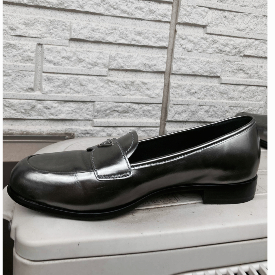 PRADA - 【極美品】PRADA プラダ ローファー 24㎝ 定価150,000円 正規