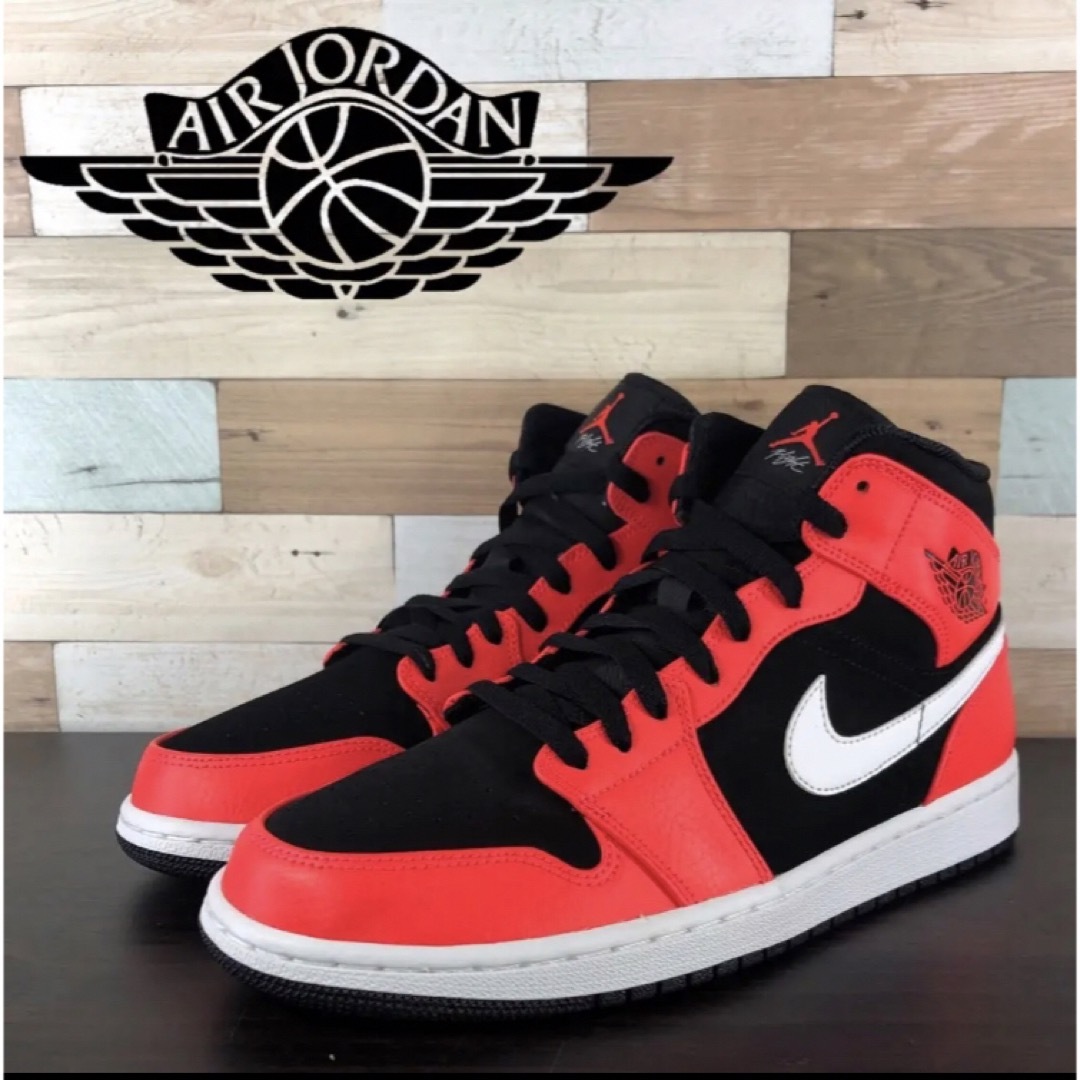 NIKE AIR JORDAN 1 MID INFRARED 23 27.5cm | フリマアプリ ラクマ