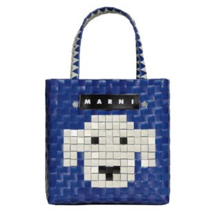 マルニ(Marni)のMARNI MARKET クリームドッグ(かごバッグ/ストローバッグ)