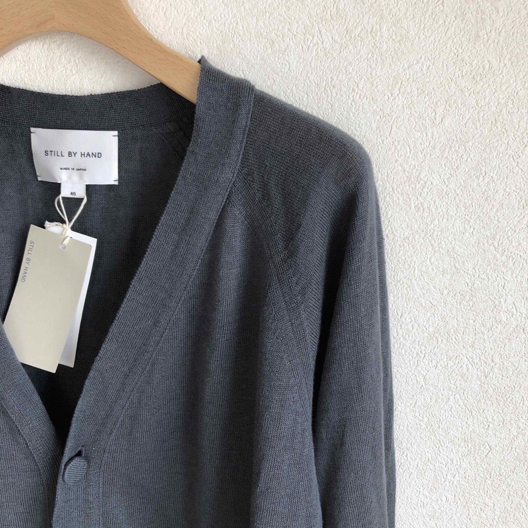 STILL BY HAND - 23SS STILL BY HAND リネンコットン カーディガンの