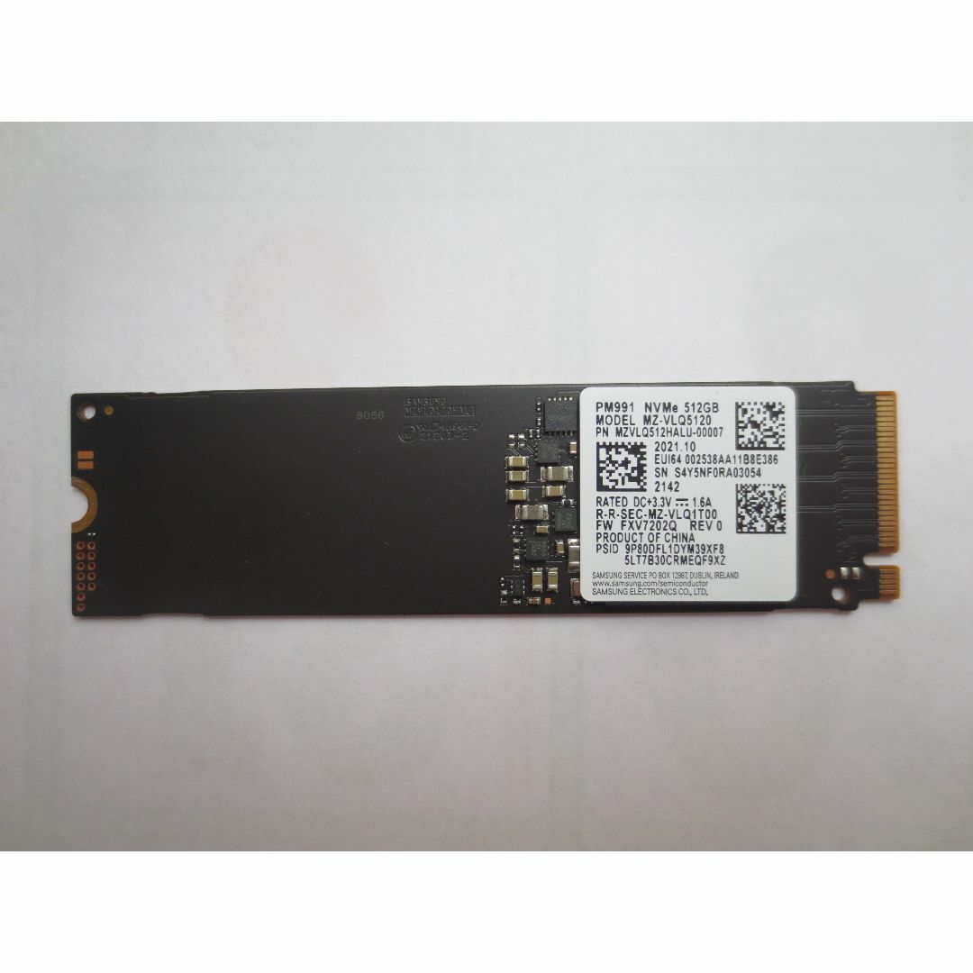 SAMSUNG NVME SSD512GB